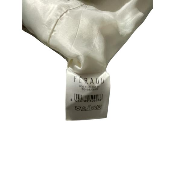 Vtg Feraud Women's Single-Breasted Blazer Multi Watercolor Silk Size F24 US 10 - Picture 3 of 6